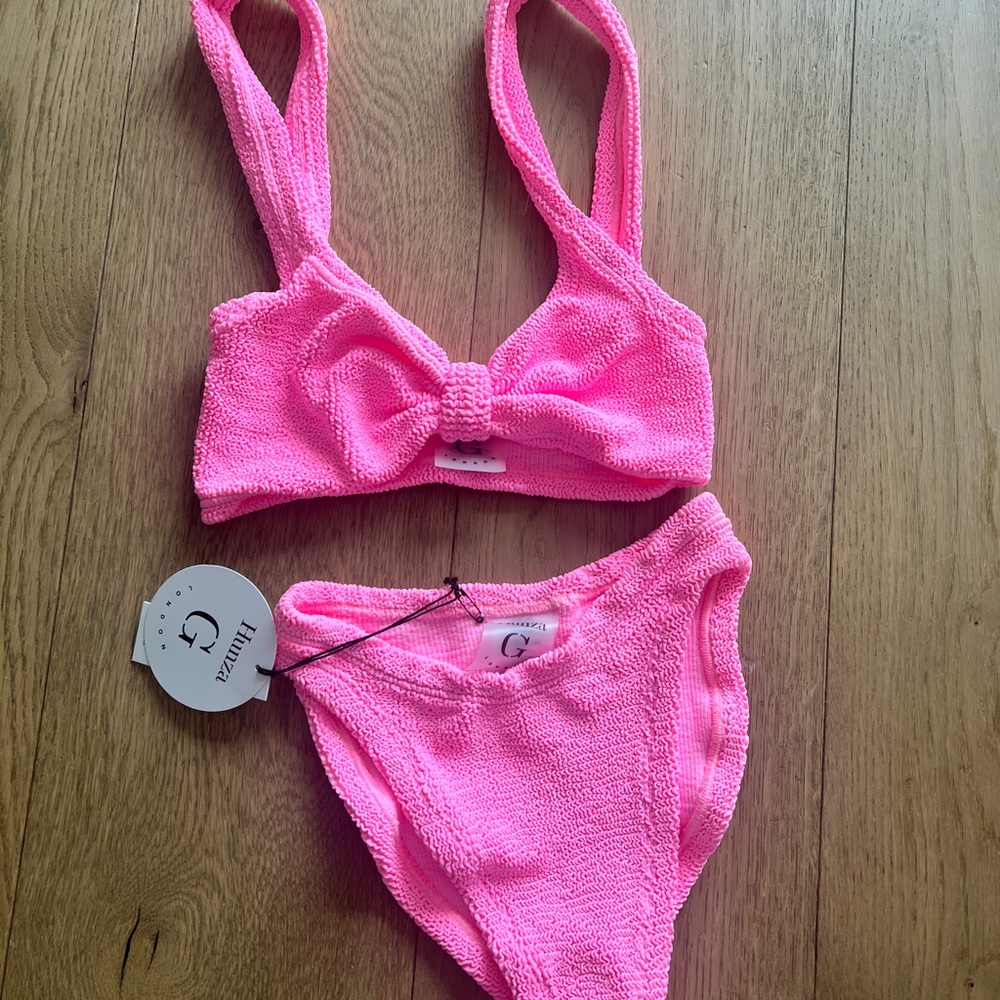 Hunza G Pink bikini set